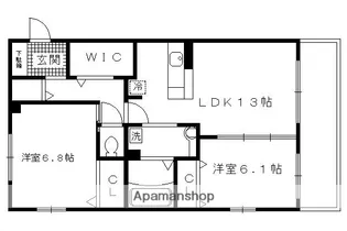メゾンなでしこ【3階】の間取り
