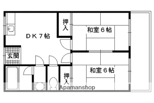 多田ハイツ【202号室】の間取り