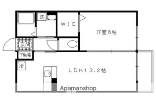 ル アンブル【1階】の間取り