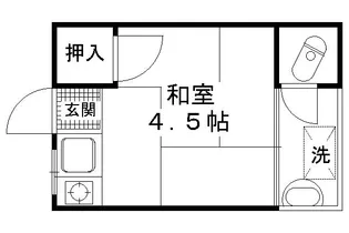 みどり荘【2階】の間取り
