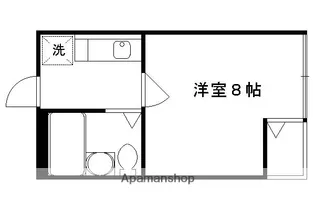 ビラ・アペックス京都竹田【308号室】の間取り