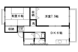 セジュール・レポゼ【2階】の間取り