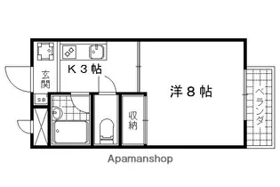 メゾン林II【102号室】の間取り