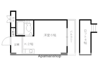 ウインライフ淀【403号室】の間取り