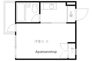 メゾン・フレンド【3-D号室】の間取り
