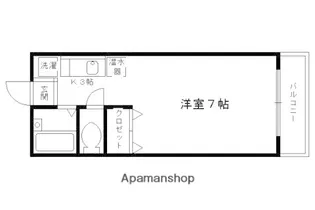 第61長栄エクセレントハイム【105号室】の間取り
