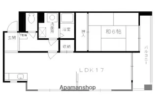ビラ・クレール【7階】の間取り