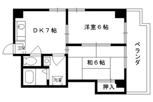 アーバンハイツ伊賀【305号室】の間取り