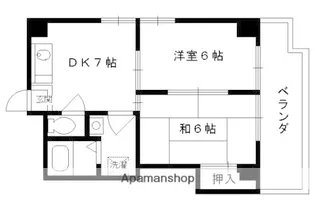 アーバンハイツ伊賀【405号室】の間取り