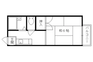 ヴィラ・プリムローズ【205号室】の間取り