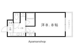 カサコモーダ東野【1階】の間取り