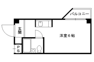 アルビオンシティ京都沢町【308号室】の間取り