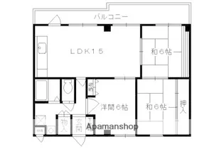 パークヒルズ大塚【2階】の間取り