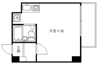 ラポール【208号室】の間取り