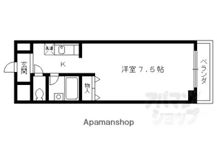 インテル【802号室】の間取り