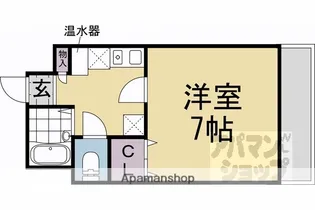 レジデンスオカベ【205号室】の間取り