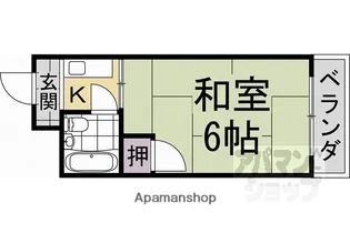 メゾンYAMAMOTO【3F号室】の間取り