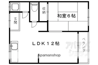 第一山本荘【207号室】の間取り