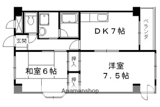 エントピア嵐山【503号室】の間取り
