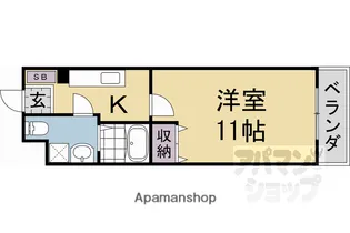 アン・レーブ【1階】の間取り