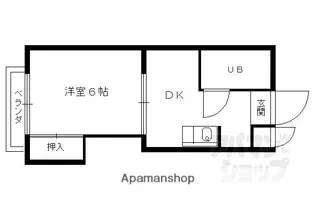 カサペルダーニョ【306号室】の間取り