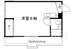 ポデスタハイツ【204号室】の間取り