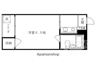 ハイネス花園【1-C号室】の間取り
