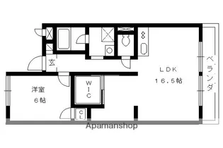 シャルム桂【4C号室】の間取り