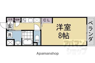 エスパシオ離宮【3階】の間取り