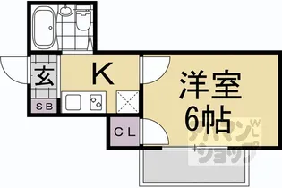 シーホースマンション【201号室】の間取り