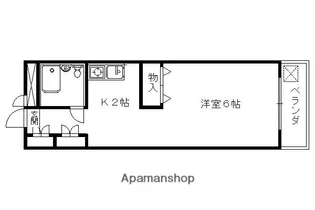 サンコート五條【316号室】の間取り