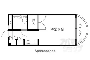 サンコート五條【317号室】の間取り