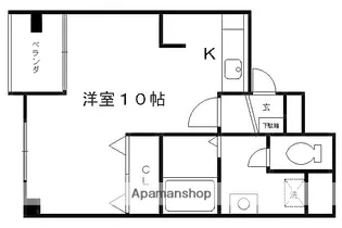 京都友禅文化会館【461号室】の間取り
