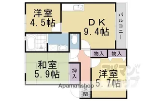 ジョイフル幹【A102号室】の間取り
