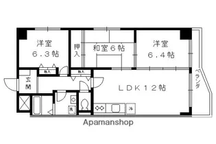 エスポワール【105号室】の間取り