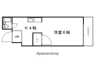 秋街道ハイツ【201号室】の間取り
