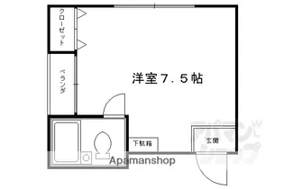 ペンギンハウス【3階】の間取り
