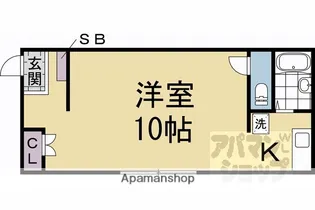 引染林方【2-A号室】の間取り