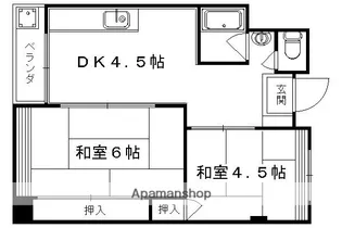 リエス西院【308号室】の間取り