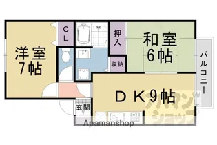 フォンテーヌ塩田【102号室】の間取り