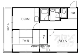 トマーテ西京極【303号室】の間取り