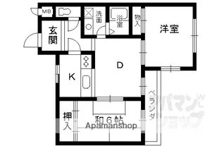 ファーストカタヤマ【301号室】の間取り