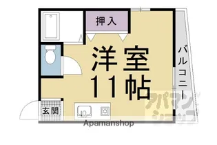畑マンション【101号室】の間取り