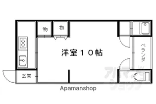 マンションローレル【16号室】の間取り