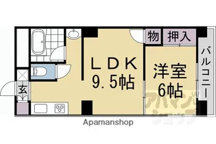 メイプルリーフ嵐山【203号室】の間取り