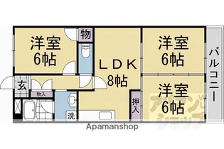 第10長栄アビタシオン清水【503号室】の間取り