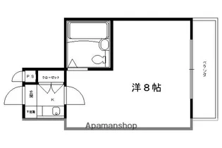 ヴィラエトワール西院【203号室】の間取り