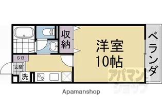 グランドール【A-205号室】の間取り
