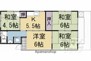 ありす川荘【102号室】の間取り