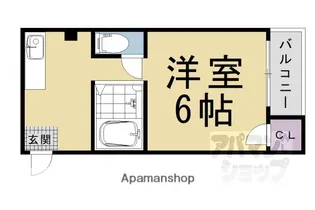 NPハイツ梅津【101号室】の間取り